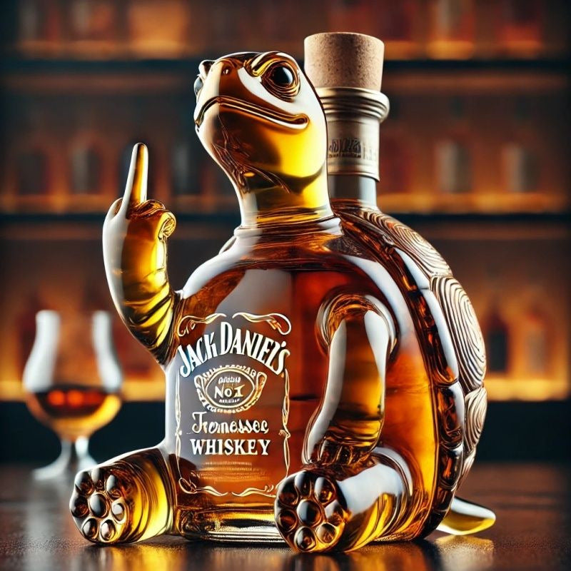 Sea turtles Whiskey Bottle