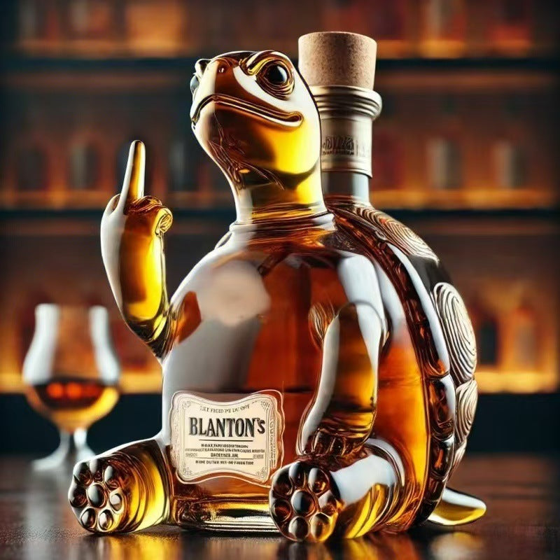 Sea turtles Whiskey Bottle
