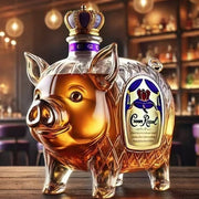 Pig Whiskey Bottle