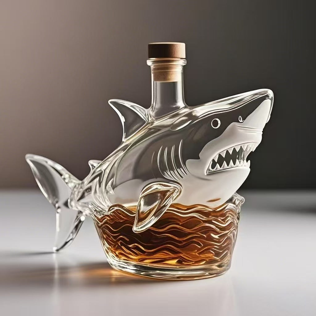 Shark Whiskey Bottle