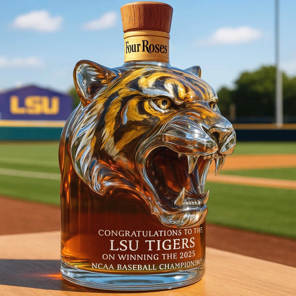Tiger Whiskey Bottle