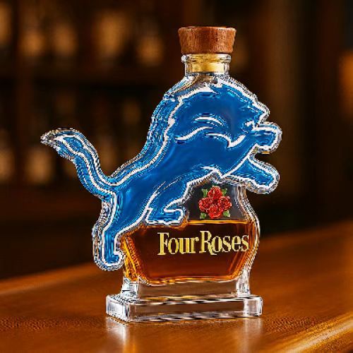 Lion Whiskey Bottle