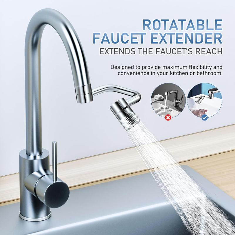 🚰Universal sink faucet-✨1080° Rotatable Faucet Aerator Extension
